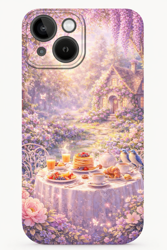 Golden Garden Morning iPhone Case