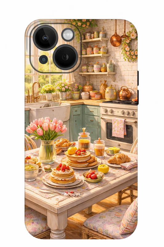 Sunlit Cottage Breakfast iPhone Case