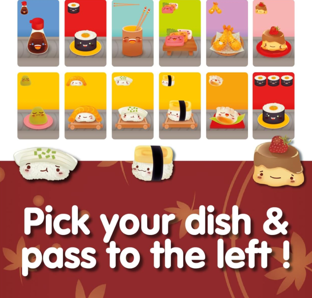 Sushi Go - The Pick and Pass Family Card Game from Gamewright