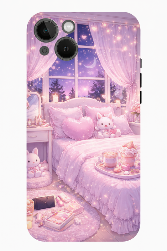 Dreamy Starlight Bedroom iPhone Case