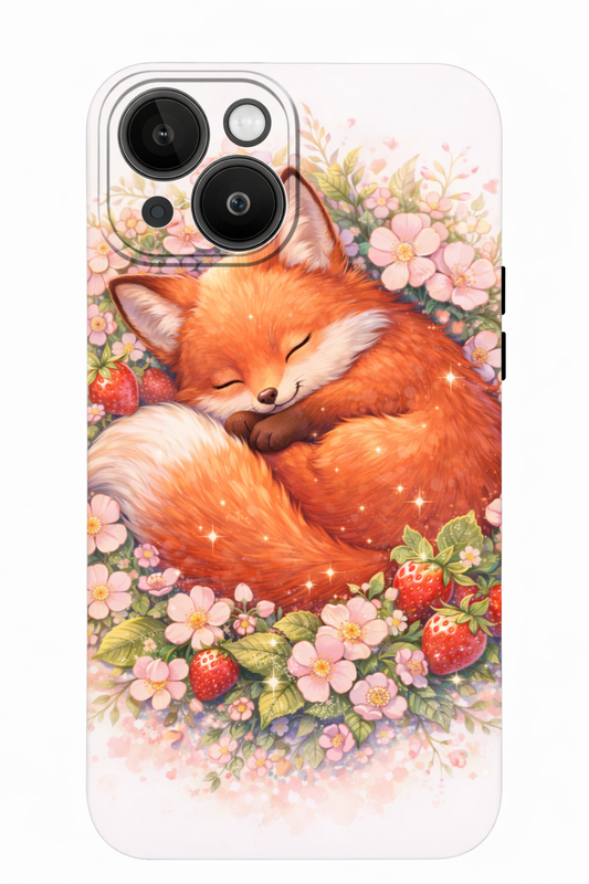 Strawberry Dream Fox iPhone Case